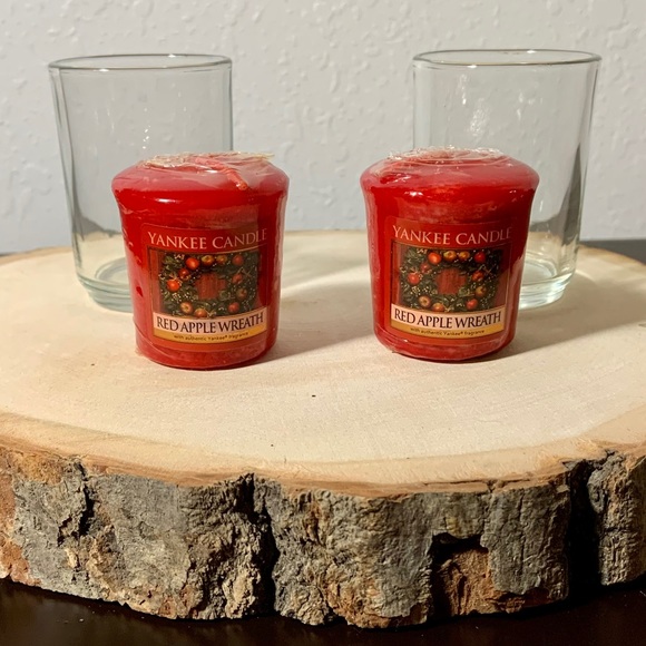 Yankee Candle | Red Apple Wreath Votive Candles
